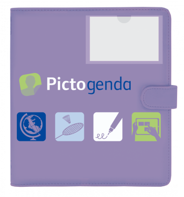 Losse ringband lavendel